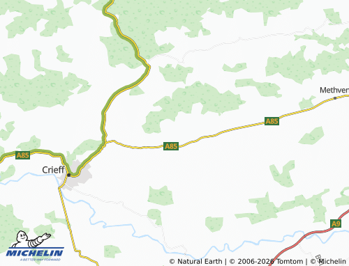 Mappa MICHELIN Fowlis Wester - ViaMichelin