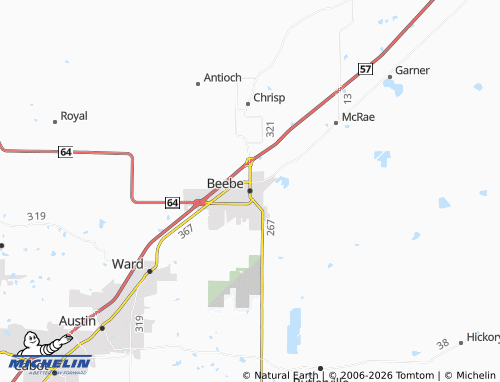 Mappa MICHELIN Beebe - ViaMichelin