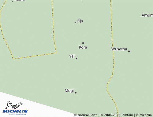 MICHELIN Yal map - ViaMichelin