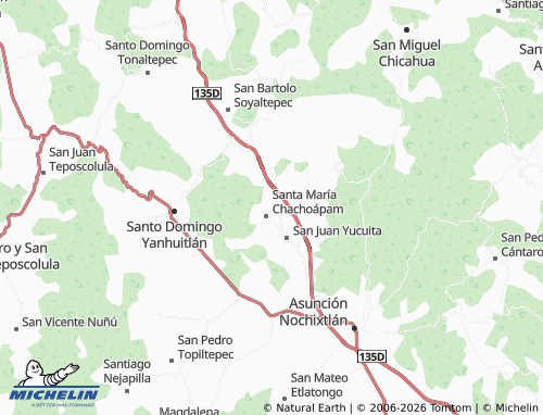 MICHELIN San Miguel map - ViaMichelin