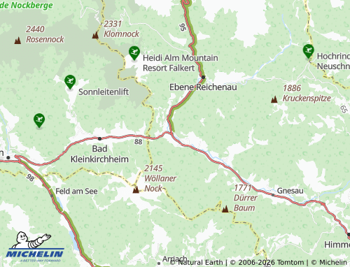 MICHELIN Patergassen map - ViaMichelin