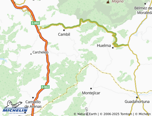 MICHELIN Arbuniel map - ViaMichelin