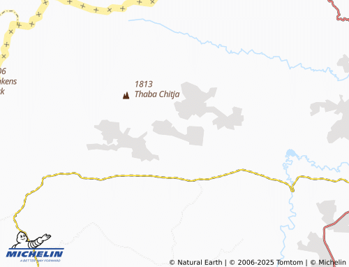 MICHELIN Kgubetsoana map - ViaMichelin