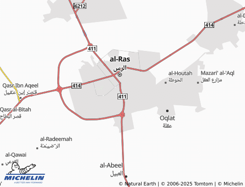 Carte MICHELIN حي الحوطة - ViaMichelin