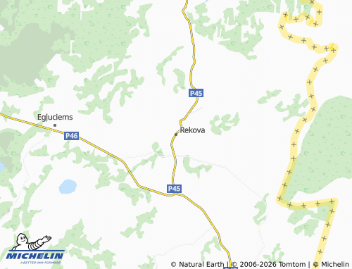 Mapa MICHELIN Rekova - ViaMichelin
