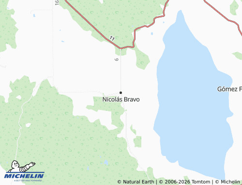 Kaart MICHELIN Nicolás Bravo - ViaMichelin