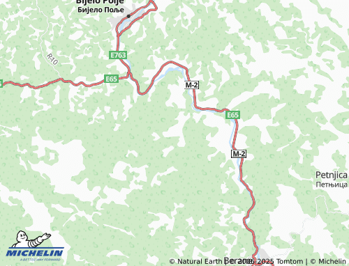 MICHELIN-Landkarte Prijelozi - ViaMichelin