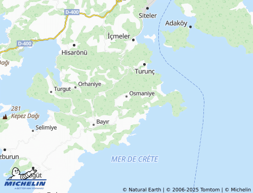 MICHELIN Osmaniye map - ViaMichelin