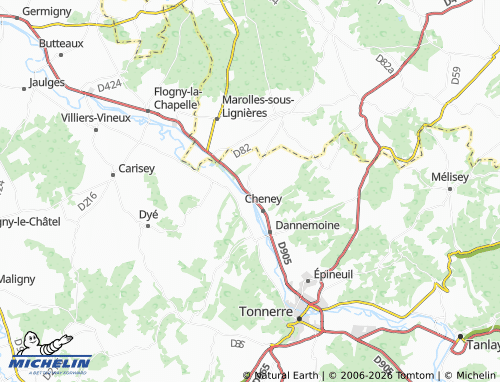 Mappa MICHELIN Tronchoy - ViaMichelin