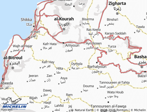 Carte MICHELIN Bizeeza - ViaMichelin