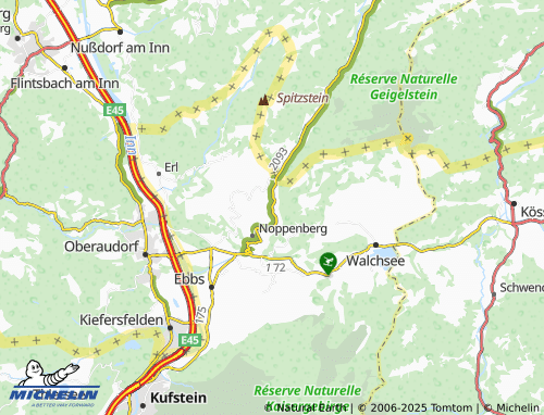 MICHELIN-Landkarte Gränzing - ViaMichelin