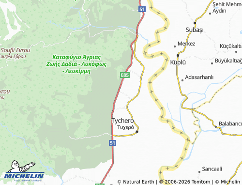 Carte MICHELIN Lyra - ViaMichelin