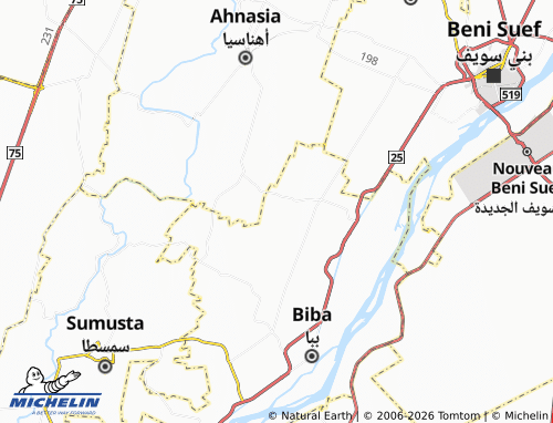 Mapa MICHELIN Manyal Mousa - ViaMichelin