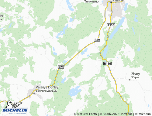 MICHELIN Starinka map - ViaMichelin
