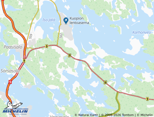 Mapa MICHELIN Jännevirta - ViaMichelin