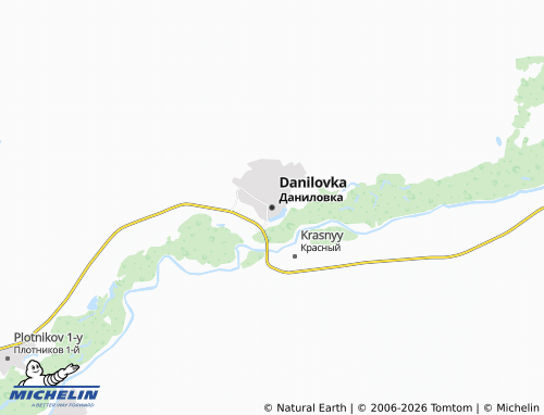 MICHELIN-Landkarte Danilovka - ViaMichelin
