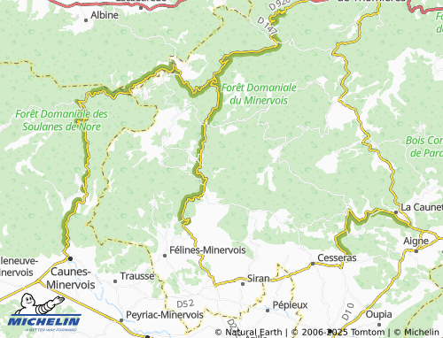MICHELIN Cantignergues map - ViaMichelin