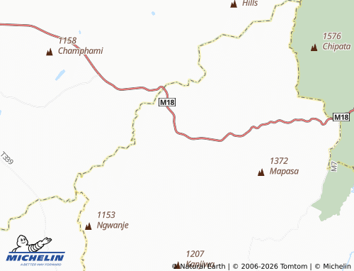 MICHELIN Mpotu map - ViaMichelin