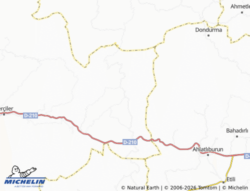 Kaart MICHELIN Kocalar - ViaMichelin