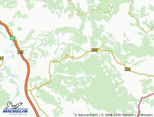 Mapa MICHELIN Kravlje - ViaMichelin