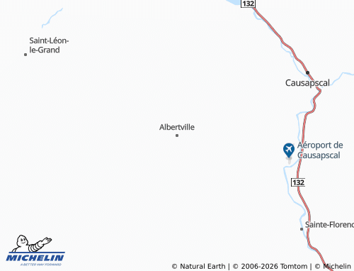 Mapa MICHELIN Albertville - ViaMichelin