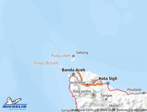 MICHELIN-Landkarte Sabang - ViaMichelin