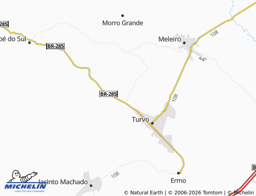 Mappa MICHELIN Linha Contessi - ViaMichelin
