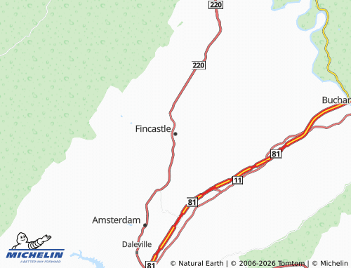 Mappa MICHELIN Fincastle - ViaMichelin