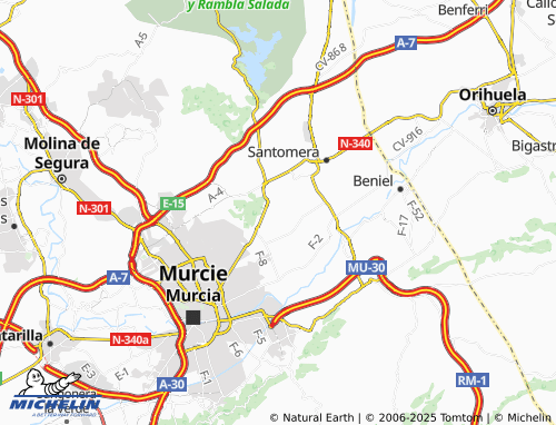 Mapa MICHELIN Esparragal - ViaMichelin