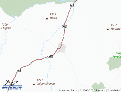 Mappa MICHELIN Mpherembe - ViaMichelin