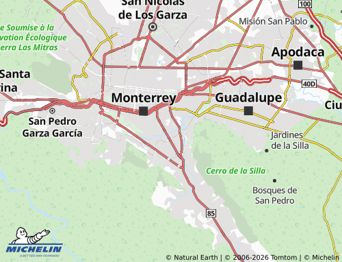 MICHELIN Jardines de Altavista map - ViaMichelin