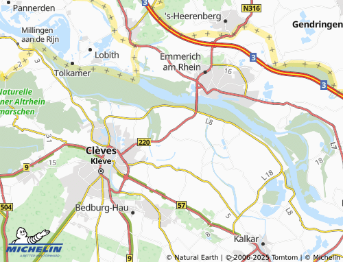 MICHELIN Warbeyen map - ViaMichelin
