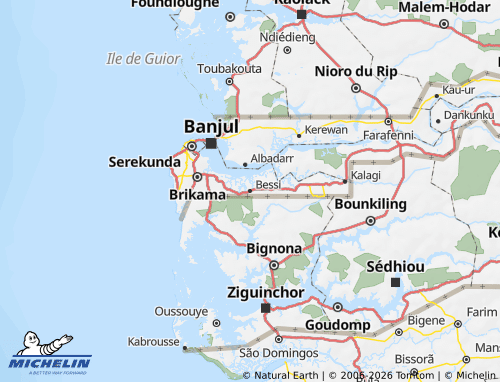 Mappa MICHELIN Foni Brefet - ViaMichelin