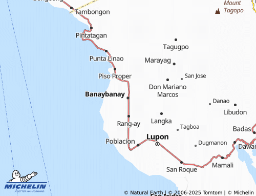 MICHELIN Banaybanay map - ViaMichelin