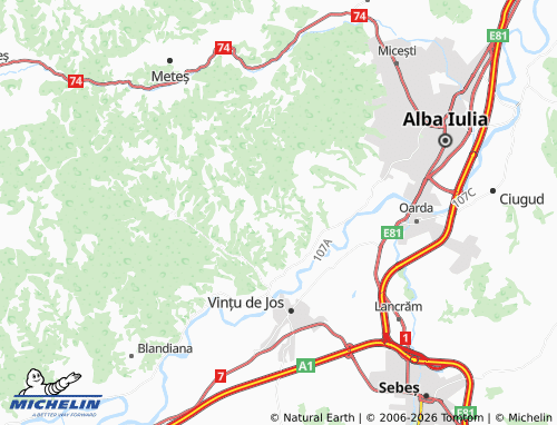 Carte MICHELIN Ciocașu - ViaMichelin