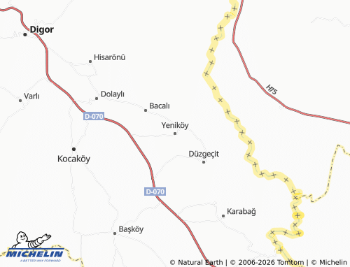 MICHELIN Yeniköy map - ViaMichelin