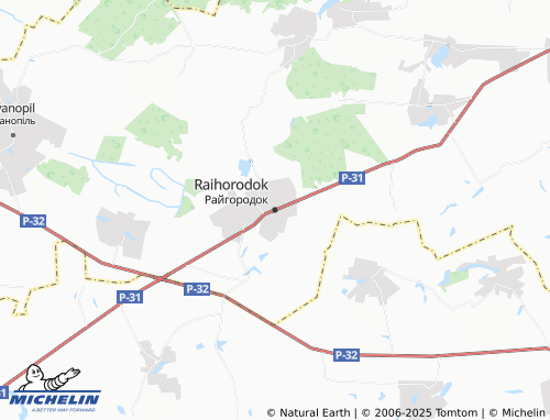 MICHELIN-Landkarte Raihorodok - ViaMichelin