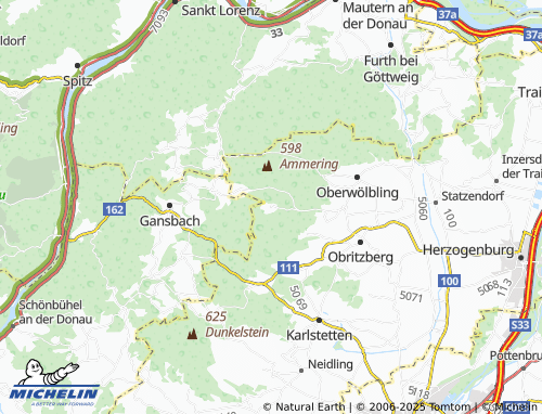 MICHELIN-Landkarte Wetzlarn - ViaMichelin