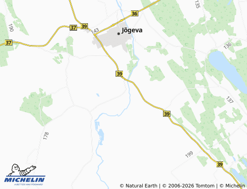 Mapa MICHELIN Pakaste - ViaMichelin