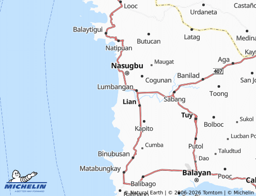MICHELIN Bungahan map - ViaMichelin