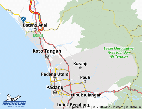 Mapa MICHELIN Lubuk Minturun - ViaMichelin