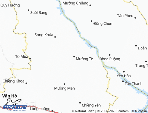 Carte MICHELIN Mường Tè - ViaMichelin