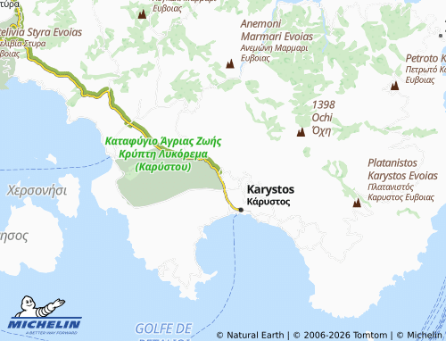 MICHELIN Kalyvia map - ViaMichelin