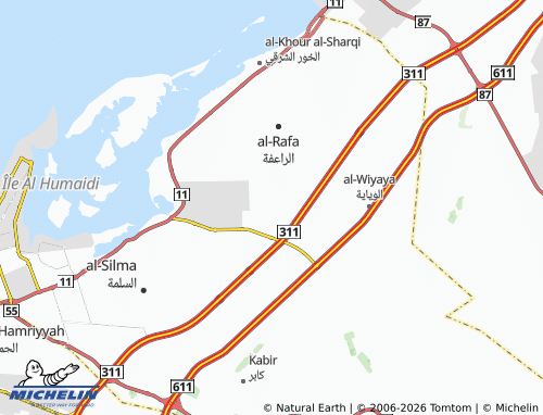 MICHELIN Umm Dera map - ViaMichelin