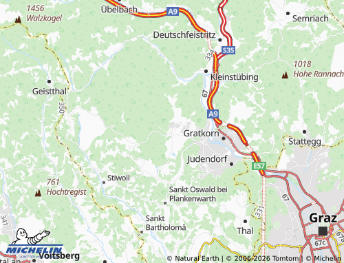 MICHELIN Rein map - ViaMichelin