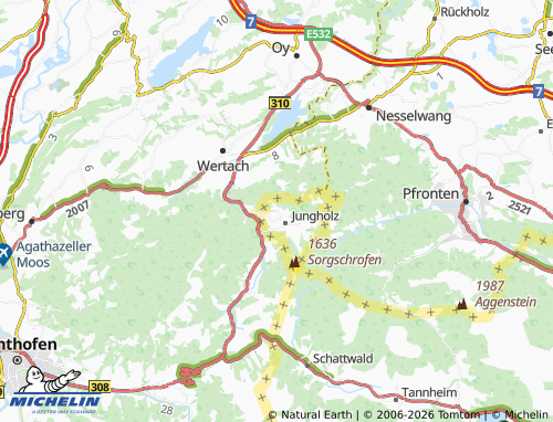 Mapa MICHELIN Giessenschwand - ViaMichelin