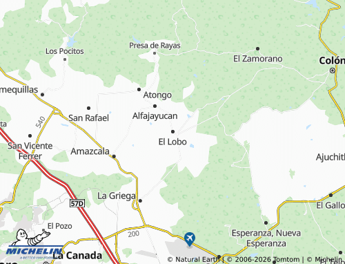 Mapa MICHELIN El Lobo - ViaMichelin