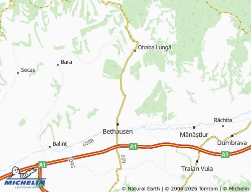 MICHELIN Cladova map - ViaMichelin