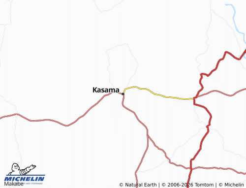MICHELIN Kasama map - ViaMichelin