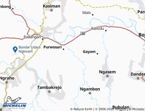 Carte MICHELIN Sedahkidul - ViaMichelin